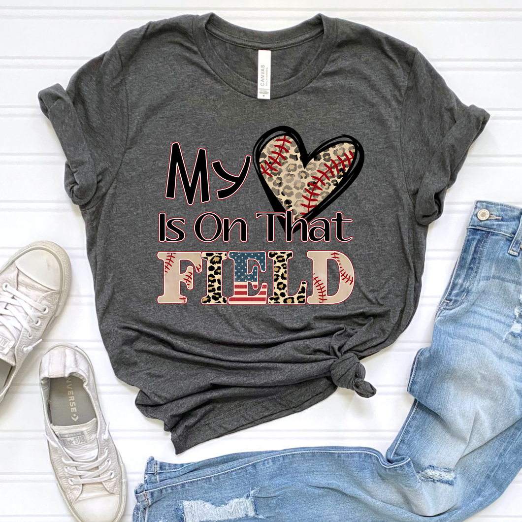 My Heart is on That Field DTF Print