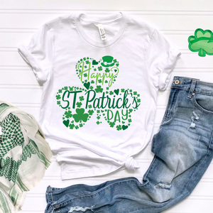 ST. Patricks Clovers DTF Print