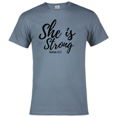 Short Sleeve T-Shirt -She is Strong