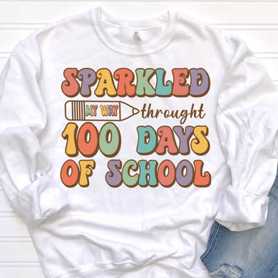 Sparkled through 100 Days DTF Print