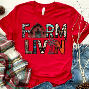 Farm Livin DTF Print