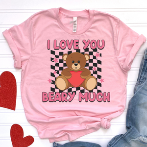 I Love You Beary Much DTF Print