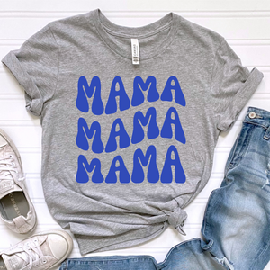 Mama in Blue DTF Print