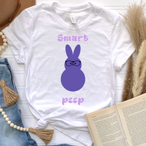 Smart Peep Purple DTF Print