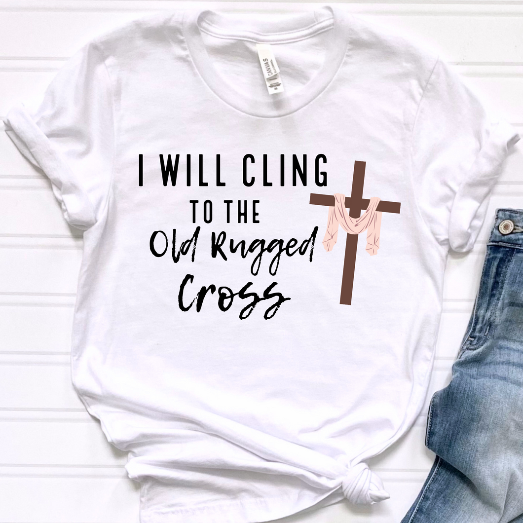 Old Rugged Cross DTF Print