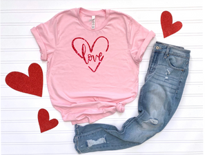 Sparkling Love Graphic Tee