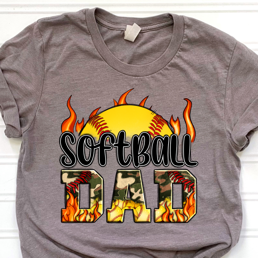 Softball Dad DTF Print